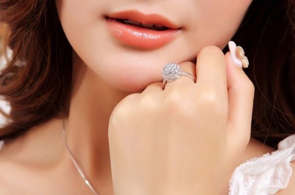 Disco ball wedding ring