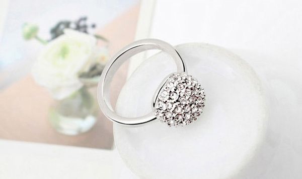 Disco ball wedding ring