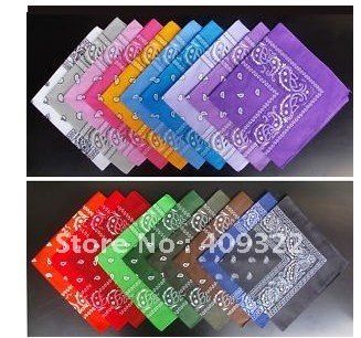 50PCS Hot sale 22''*22'' 100% Cotton Paisley Bandanas Double Sided Head Wrap Scarf Wristband
50PCS Hot sale 22''*22'' 100% Cotton Paisley Bandanas Double Sided Head Wrap Scarf Wristband