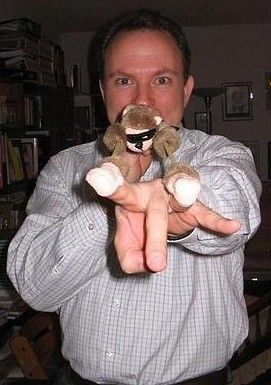 flinging monkey toy