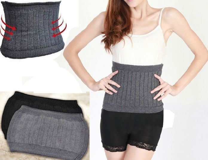 2018 Unsex Waist Stomach Support Protect Cashmere Belt Uterus Warmer