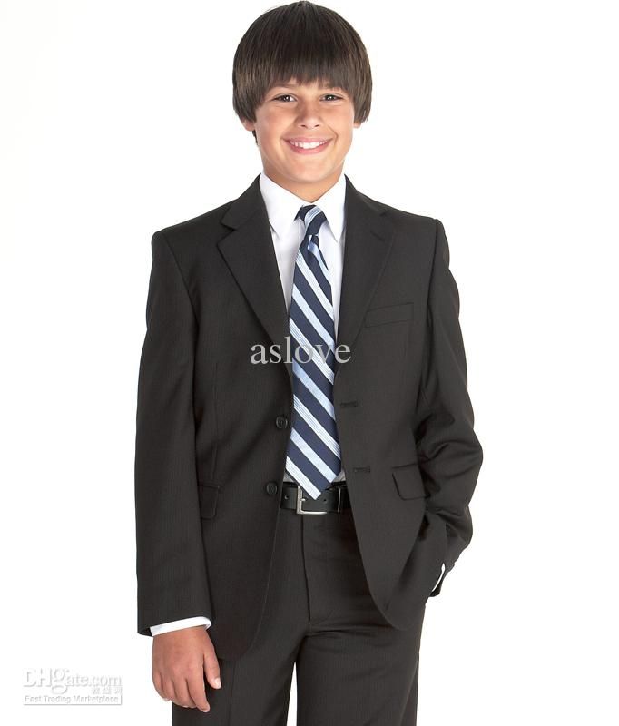 Preferred Handsome Two Button Junior Formal Wear Attire Boys' Special