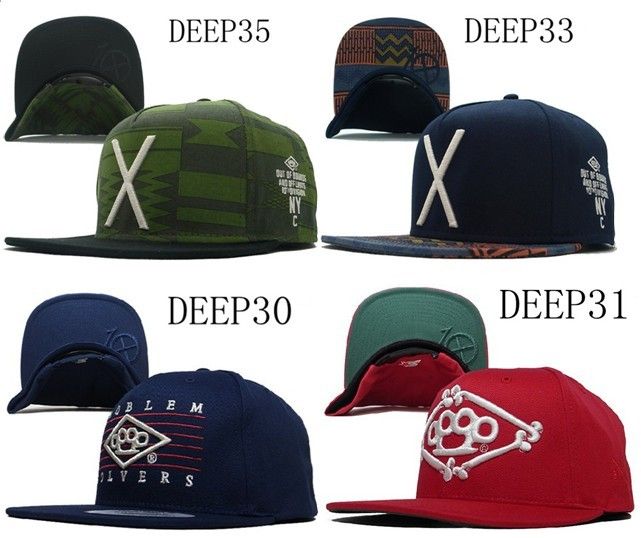 New 10 Deep Snapback Hat Custom Skate Hats Snapbacks Snap Back Cap