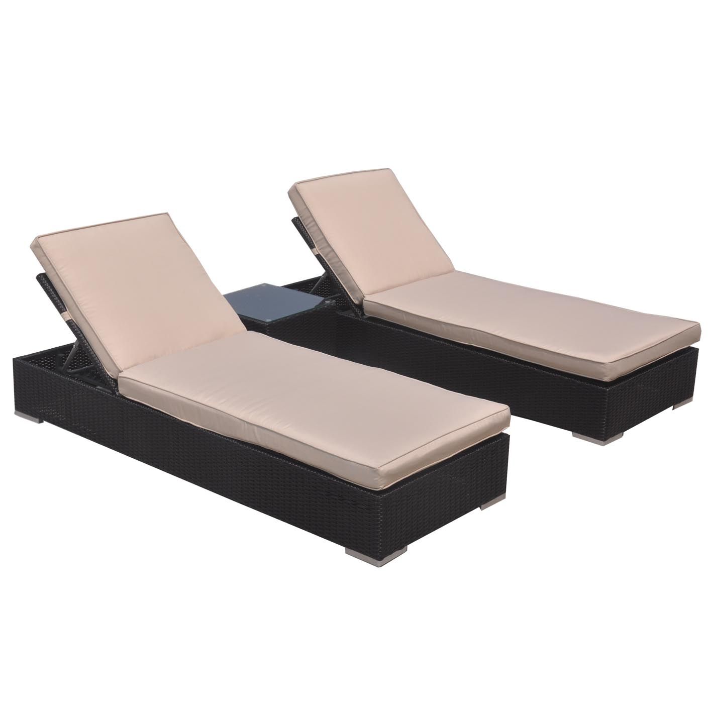 Outdoor Rattan Sofa Bed Rattan Lounge Set from Bardiqian,$417.81 ...