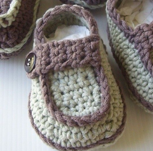 Sale Crochet Pattern Baby Boy Shoes First Walker Shoes Button Loafers ...