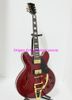 Red Classic Semi Hollow 335 Jazz Guitar with Bigbys Free Shipping Musical instruments C0050