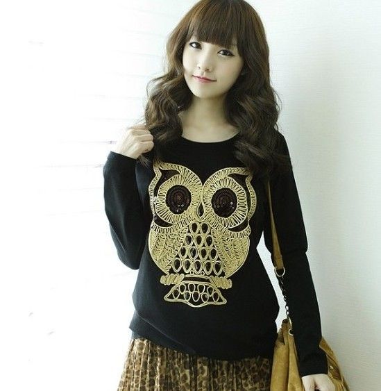 women clothing 2015 new fashion t shirt women tee tops for women white cotton tee animal
