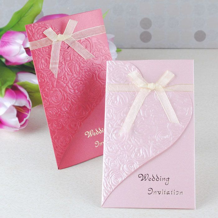 Romantic wedding invitation card,wedding card bowknot 4colors 200pcs ... Romantic wedding invitation card,wedding card bowknot 4colors 200pcs ...