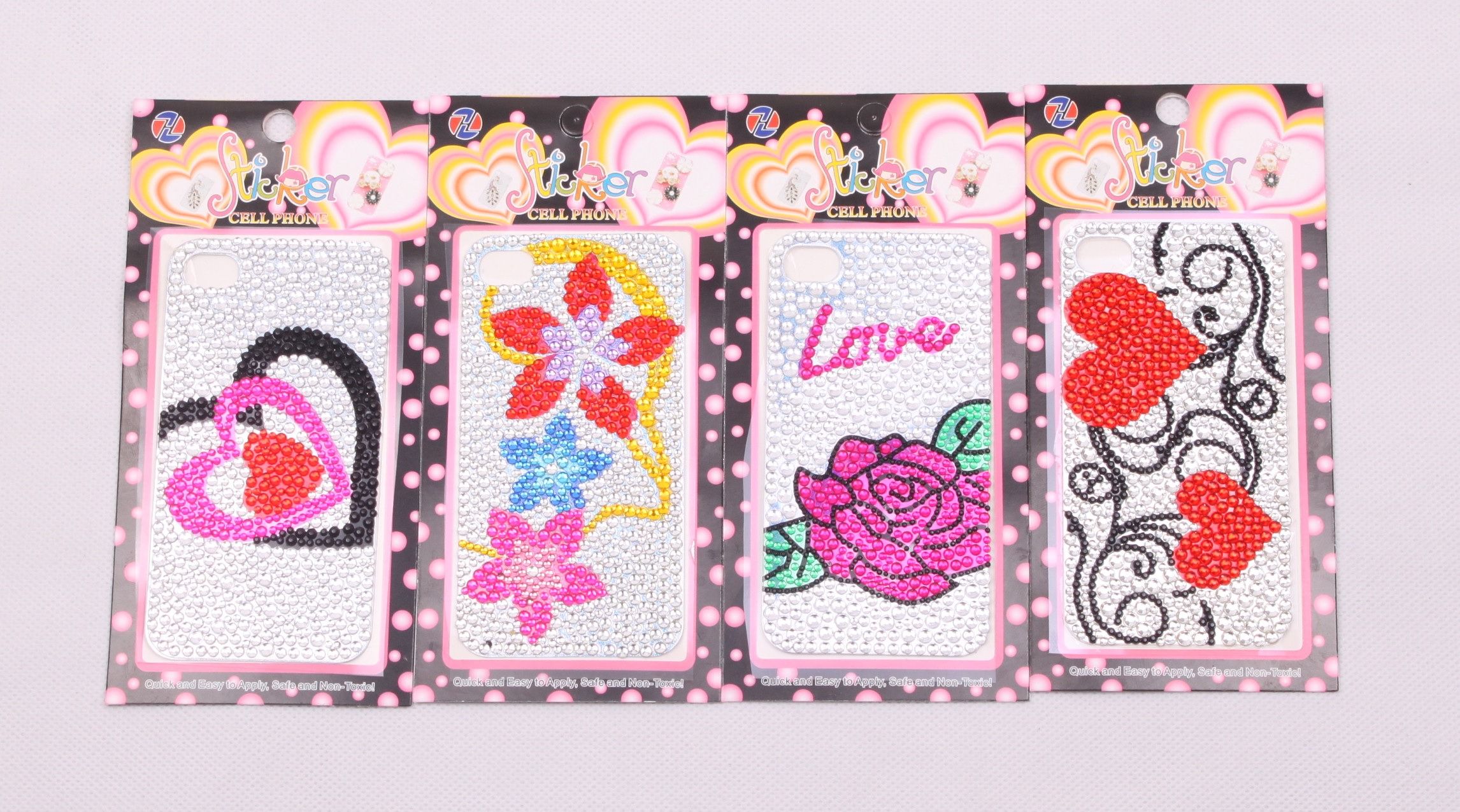 2017 Floral Cell Phone Jewelry Seal Stickers For Iphone From Ljfflying