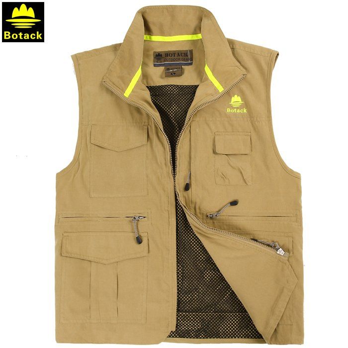 2017 Men's Outdoor Vest,Photography Vest,Fishing Waistcoat,Multi Pocket