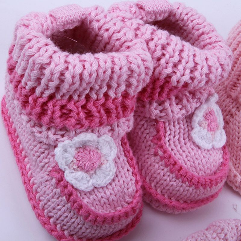 Handmade Yarn Shoes Baby Shoes Baby Shoes Knitted Shoes Baby Shoes New ...