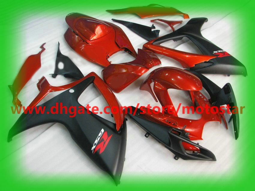 For 2006 2007 SUZUKI GSX-R600 GSXR750 06 07 OEM Injection molding GSXR 750 600 K6 GSX R600 orange flat black fairing kit, Multi-color
For 2006 2007 SUZUKI GSX-R600 GSXR750 06 07 OEM Injection molding GSXR 750 600 K6 GSX R600 orange flat black fairing kit, Multi-color