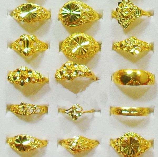 Wedding rings 24k gold