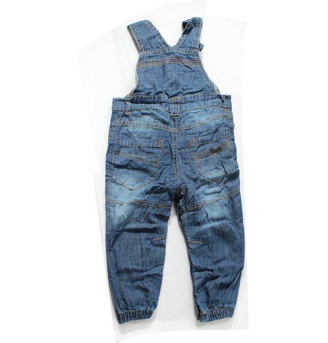 Boys Suspender Pants Kids Jeans Bib Pants Denim Overall Trousers