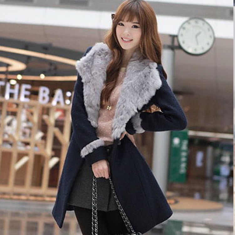 Winter Clothing For Women Fur Collar Hot-Selling New Fashion Big Coat