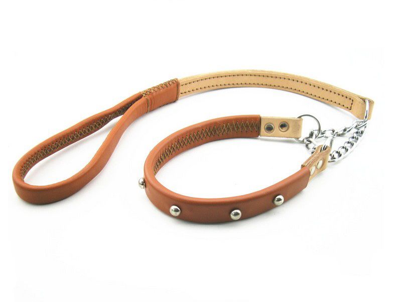 New Real Leather Dog Collars & Leash set for dog training leashes ... New Real Leather Dog Collars & Leash set for dog training leashes ...