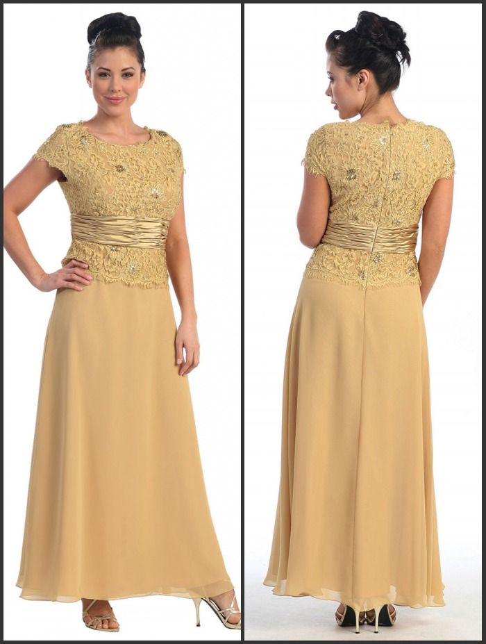 ... Yellow mother of the bride dresses evening party gown prom dress