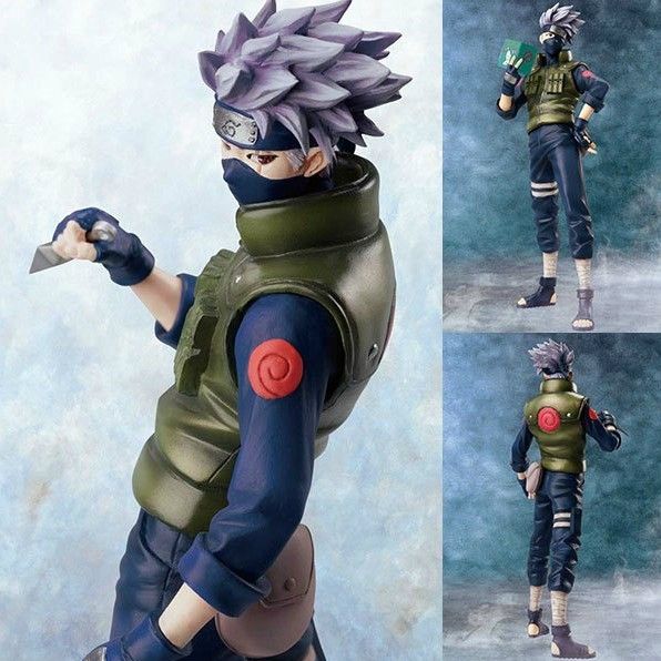 Online Cheap Anime Naruto 9.5 Hatake Kakashi Action Figure With Sya Rin