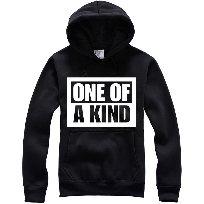 Unisex Black Sport Sweatshirts Hoodies One Of A Kind The Same With Bigbang Korean From Jackhuang, $17.81 | Dhgate.Com
