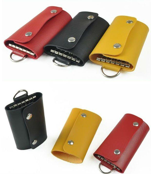 Fashion Pu Leather Key Chain Bag Holder,Promotion Gifts,Wholesale Mens Small Bags Cheap Leather