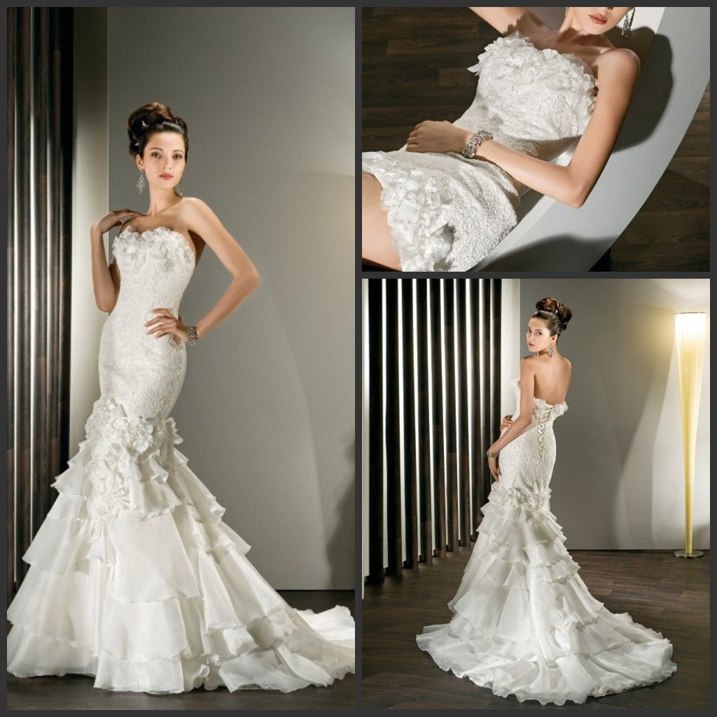 2 piece wedding dress