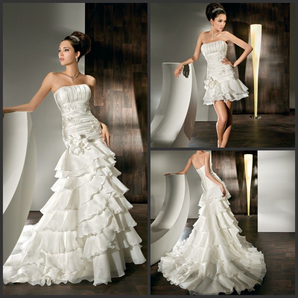 2 piece wedding dresses