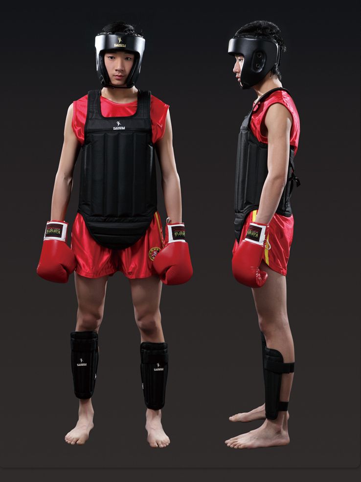 High Density Oxford Cloth MMA Boxing Sanda Chest Protector Guard Size L