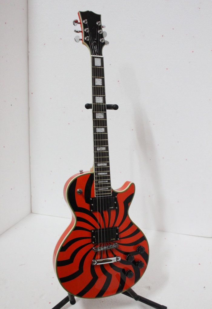 The Red Windmill Emg Pickups Electric Guitar In / Green Electric 