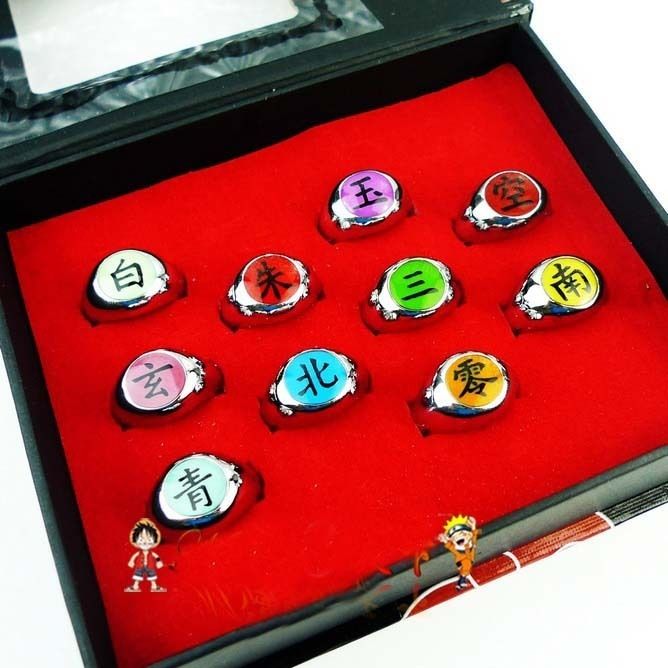 Akatsuki Ring Set Sale Akatsuki Ring Set Sale