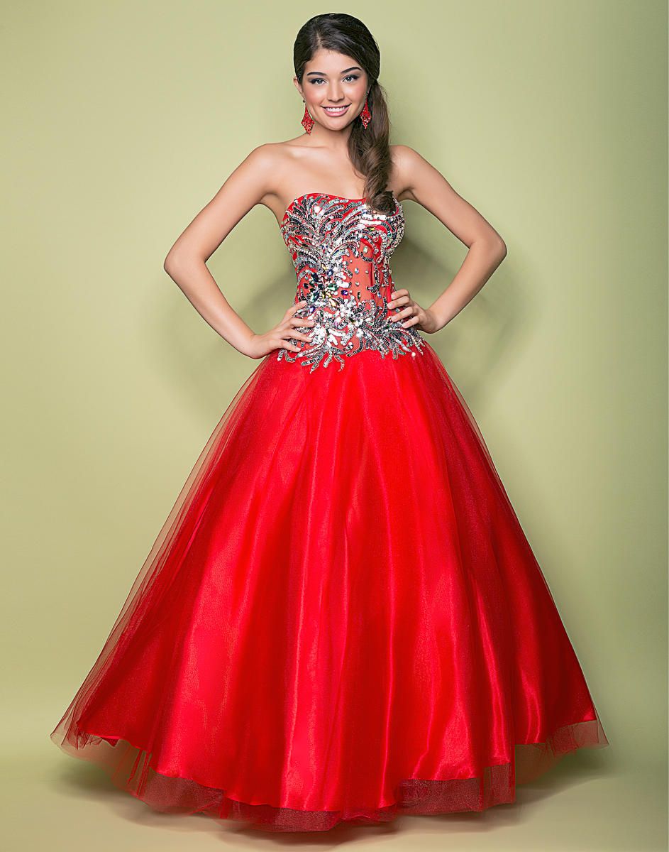 ball gown with corset bodice