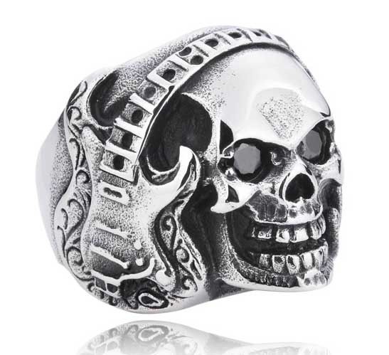 ... alternative men rock punk rings 316l Stainless Steel jewelry bf gifts