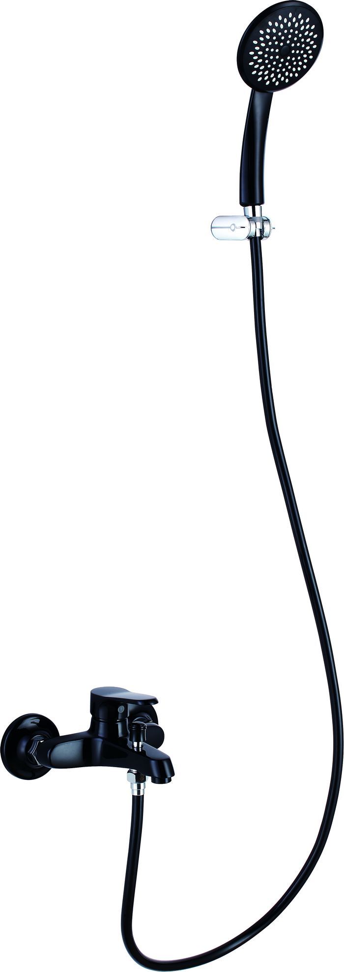 Black Color Bath And Shower Faucet Valve Solid Brass Shower Mixer