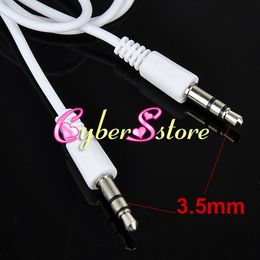 Wholesale 600pcs Loweast Price M mm to mm Car Aux Audio Cable for MP3 for apple mobile phone MP3
