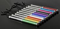 Wholesale 100pcs Universal Retractable Capacitive Metal Stylus Touch Writing Pen For All Cellphone Tablet pc