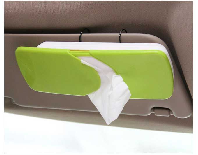 Best New Auto Car Sun Visor Abs Facial Tissue Box/Tissue Holder/Paper