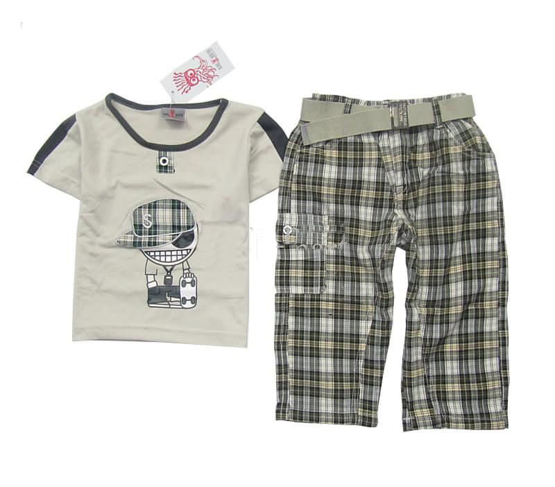 2017 Bad Boy Clothing Set Kids Clothes Set Children Boy Clothing Suit