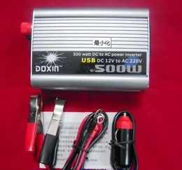 Nova marca 500 W 12 V DC para 220 V AC Car Power Inverter com Porta USB