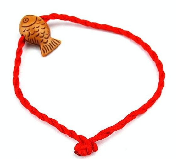 2017 2 Rope Braided Red String Bracelet. China Wind. Fish. Good Luck