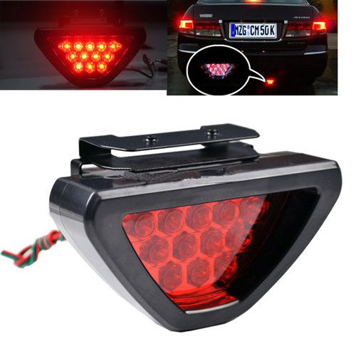 Car Blinking LED Third Brake Lamp Bulb Flash Fitting Light Universal F1