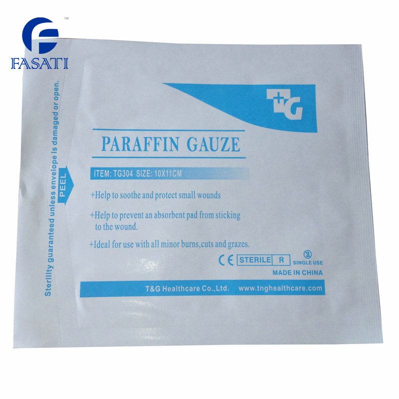 10*30cm Petrolatum Gauze Medical Sterile Gauze Vaseline Gauze Burns