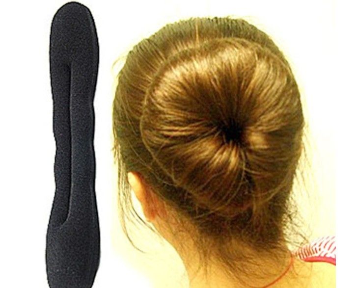 2018 Foam Sponge Hair Plate Styling Donut Bun Maker Former Twist Tool