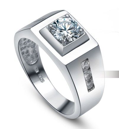 Male engagement and wedding rings