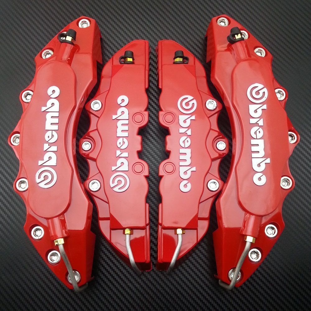 Can you put colored brake calipers on any car with disk break? (brakes
