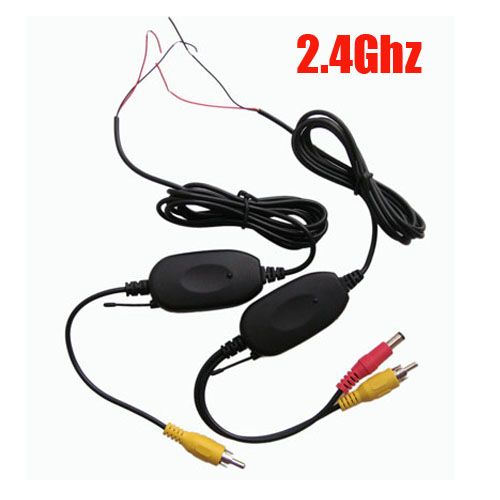 Wireless 7 LED IR Car Reversing Backup Camera + 4.3" LCD Foldable Monitor Rear View Kit