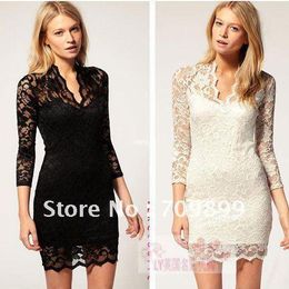 Shop Discount Cap Sleeve Grey Lace Dress at Popular Lace Dress