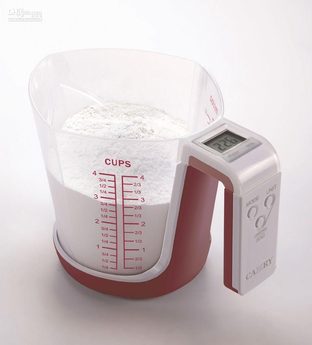 Online Cheap Digital Kitchen Scales Measuring Cup Balance With 1000ml