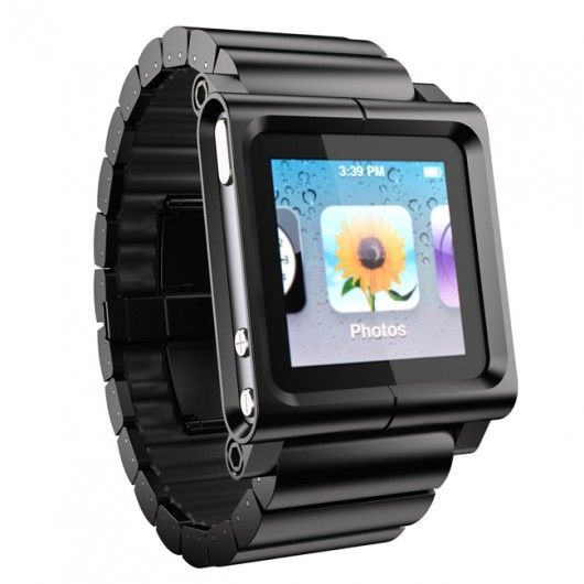 Black Multi Touch Watch Band For Ipod Nano 6th GenerationWatch Wrist