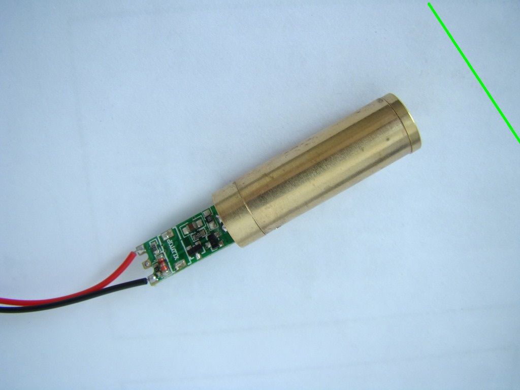 50mW 532nm Green Laser Diode Module Line, Size12x60mm DC3V Line Laser