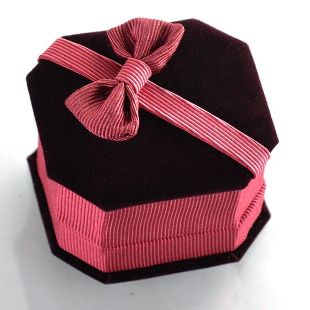 2017 Top Grade Bow Jewelry Boxes Jewellery Gift Box For Stud Earrings