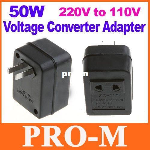 50W US AC Power 220V to 110V Voltage Converter Adapter Dropshipping Voltage Converter 220V to